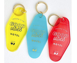 Motel keychain