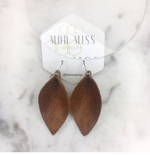 Load image into Gallery viewer, Petal Leather Earrings
