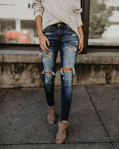 Spring Fashion Ripped Jeans