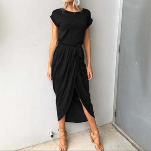 Short Sleeve Maxi Dress